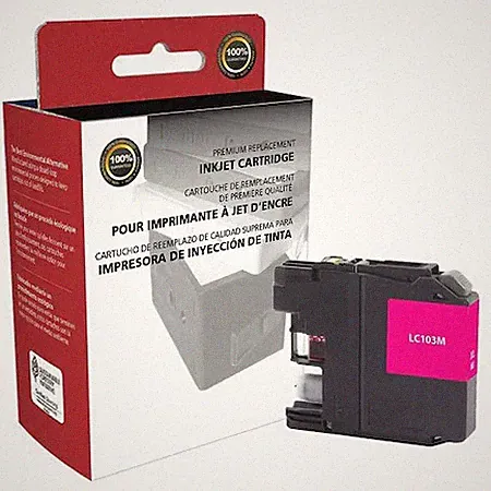 CLOVER IMAGING GROUP CIG-LC103M Ink Cartridge, Magenta, Remanufactured