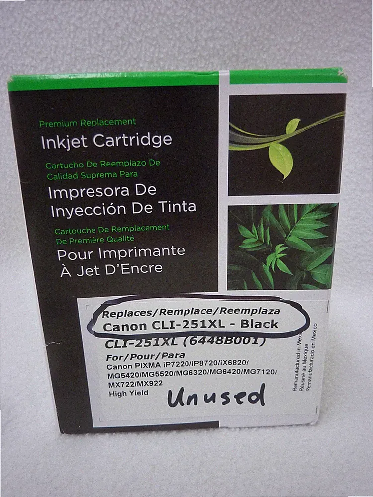 CLOVER PREMIUM HIGH-YIELD REPLACEMENT INKJET CARTRIDGE FOR CANON CLI-251XL BLACK