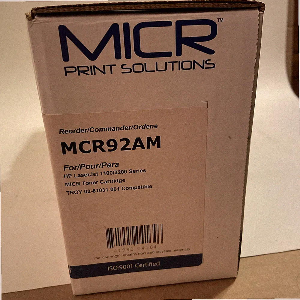 MICR Print Solutions Toner Cartridge MCR92AM For HP Laser jet 1100 3200 Series