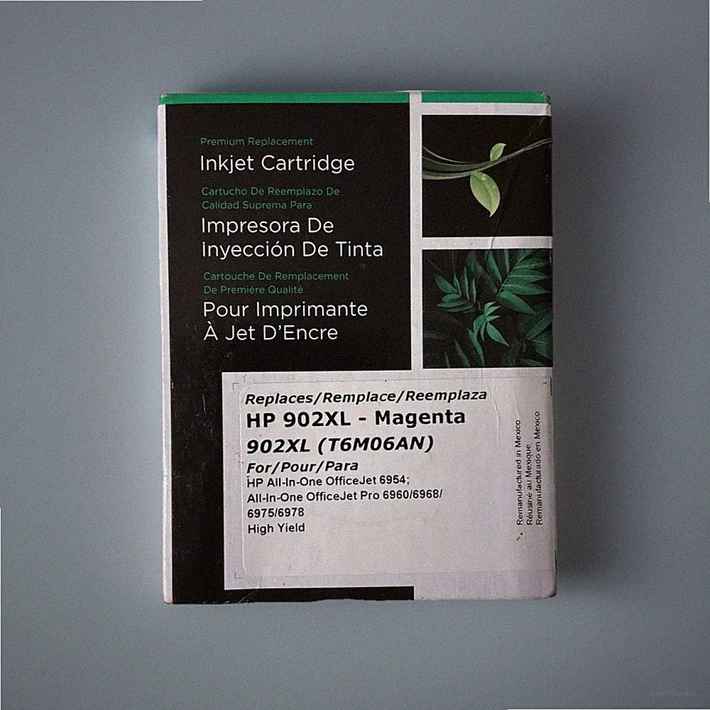 NEW / SEALED Clover Inkjet Cartridge Replaces 902XL Magenta (T6M06AN) Exp 2023