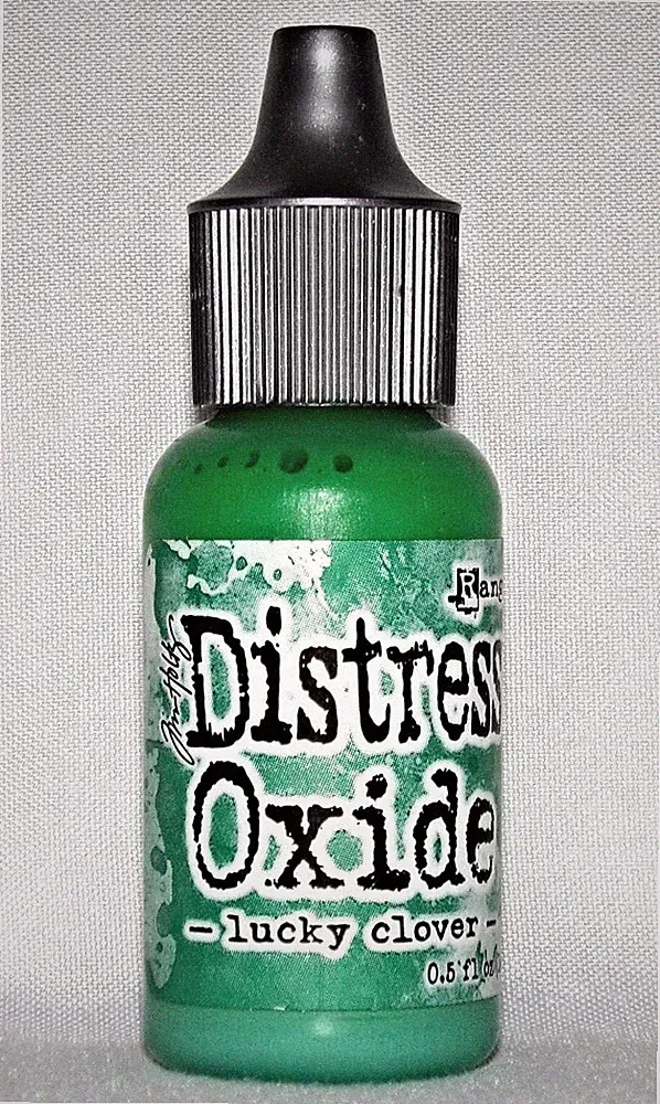 Ranger Distress Oxide Ink Lucky Clover Refill Plastic Bottle New Free Shipping